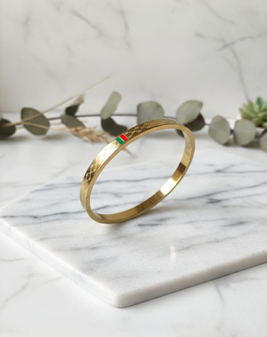 Eterna Stainless Steel Cuff Bracelet